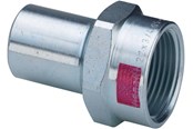 Pressrør og fittings - Viega Prestabo indstiksstykke 18 x 1/2" forzinket stål - 559144