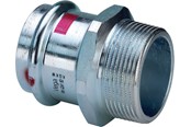 Pressrør og fittings - Viega Prestabo overgang 18 x 3/4" muffe/nippel forzinket stål - 559021