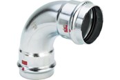 Pressrør og fittings - Viega Prestabo bøjning 90° 54 Stål/Forzinket, 558185 - 558185