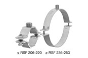 Rørophæng og rørkoblinger - Flamco rsf rørbøjle g1/2-m10 x 45-49 - 54207