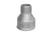 Gevindfittings - +GF+ Spidsmuffe sort reduktion muffe/nippel 2 1/2 x 2 - 770246133