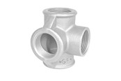 Gevindfittings - +GF+ Tee galvaniseret sideudløb 3/4 - 770223205