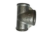 Gevindfittings - +GF+ Tee galvaniseret 1 1/2 x 2 x 1 1/2 - 770130279