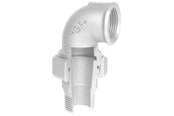 Gevindfittings - +GF+ Vinkelunion galvaniseret konisk muffe/nippel 1 - 770098206