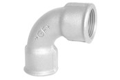Gevindfittings - +GF+ Bøjning 90° galvaniseret kort muffe/muffe 2 - 770012209