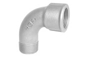 Gevindfittings - Georg-Fischer Bøjning 90° galvaniseret kort muffe/nippel 2 - 770011209