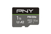 Hukommelseskort - PNY PRO Elite MicroSD/SD - 100MB/s - 1TB - P-SDU1TBV32100PRO-GE
