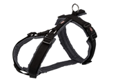 Hunde - Trixie Premium Trekking Harness XL: 80–97 cm/25 mm Black - TX-1997501