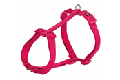 Hunde - Trixie Premium H-Harness S–M: 42–60 cm/15 mm Fuchsia - TX-203311