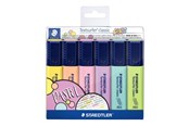 Skrive- og Tegneværktøjer - Staedtler Textsurfer Classic Pastel 6 ass. - 364 CWP6
