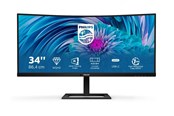 Skærm - 34" Philips E-line 346E2CUAE - 3440x1440 (UWQHD) - 100Hz - VA - 65W USB-C - 346E2CUAE/00