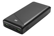 Powerbank - Deltaco Power bank 30000 mAh 3 A/18 W 111 Wh 2x - 30 Wh - PB-C1002