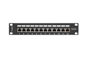Netværkstilbehør - Lanberg PPF5-9012-B - patch panel - 1U - 10" - PPF5-9012-B