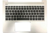 Tastatur - HP 430 G6/G7 Keyboard/Topcover None Backlit (US/I) - Bærbar tastatur - til udskiftning - Engelsk - Grå - L44548-B31