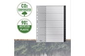 Lommer, Omslag & Registre - Leitz Recycle register 1-20, PP, ekstra bredt - 12110000