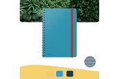 Blokke, Formularer & Notesbøger - Leitz Cosy notesblok Soft Touch linjeret spiralindbundet Rolig blå - 45270061