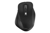 Mus - Deltaco Office ergonomic mouse silent clicks wir - Mus - Optisk - 6 knapper - Sort - DELO-0310