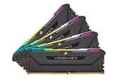 RAM - Corsair Vengeance RGB PRO SL DDR4-3200 - 32GB - CL16 - Quad Channel (4 pcs) - Intel XMP - Sort med RGB - CMH32GX4M4E3200C16