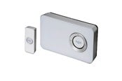 El-apparater - Foss Europe Trend Design dørklokke, batteri, hvid - 102002