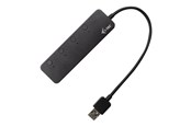 USB hub - I-Tec USB 3.0 Metal HUB 4 Port with individual On/Off Switches USB hub - USB 3.2 - 4 ports - Sort - U3CHARGEHUB4