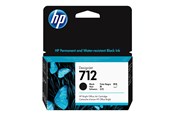 Blæk, Toner & Forbrugsstoffer - HP 712 / 3ED70A - Black Ink 38ml - 3ED70A
