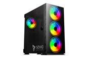Kabinet - Savio Prime X1 ARGB - MDT - extended ATX - Kabinet - Tower - Sort - SAVGC-PRIMEX1