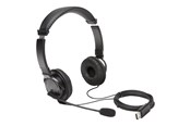 Hovedtelefoner/headset - Kensington USB headset med mikrofon - K97601WW