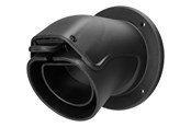 Elbil ladere - Deltaco e-Charge holder for type 2 stik, vinklet, sort - EV-5103