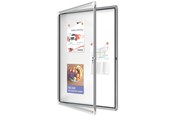Konference & Præsentation - Nobo Premium Plus magnetisk låsbart opslagsskab med hængslet låge 9xA4 - 1902560