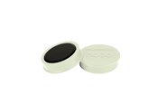 Konference & Præsentation - Nobo  magnetiske whiteboardmagneter, pakke med 10 stk. 38 mm farvede magneter Hvid - 1915315