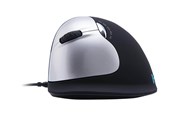 Mus - R-Go Tools R-Go HE Mouse Ergonomic Mouse Large Left - Mus - 5 knapper - Sølv - RGOHELELA