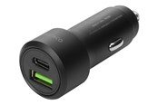 Mobil - Adaptere & Opladere - Deltaco USB car charger 1x USB-C PD 18 W 1x USB - USBC-CAR122