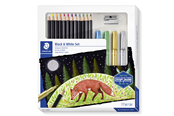 Hobby artikler - Staedtler Mixed Sæt Sort & Hvid 100% Pefc - 61 149C