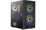 Kabinet - AeroCool Geh Midi Graphite black v3 MicroATX/ATX/M - Kabinet - Tower - Sort - ACCM-PB24133.11