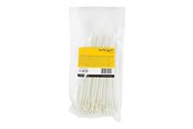 Kabel Organisering - StarTech.com Cable Ties with Mounting Hole 4mm 100 pcs. - CBMZTS10N8
