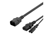Strømkabel (intern) - Pro Power Cable C14 - Sort - 0.2m - 7333048035042