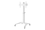 Vægbeslag, AV-Beslag & AV-Møbler - Deltaco Office Display Cart White - Max 70 kg - recommended for 70" - ARM-0452