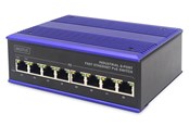 Switch - DIGITUS DN-650108 8-Port Fast Ethernet Network PoE Switch Industrial Unmanaged - DN-650108