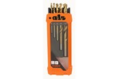 Bor & bits - Boxer Borsæt - 5 dele (titanium) - 31312