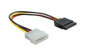 Strømkabel (intern) - DeLOCK power cable - SATA power to 4 PIN internal power - 15 cm - 60100