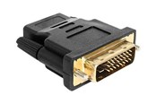 Skærmkabel - DeLOCK Adapter DVI 24+1 pin male > HDMI female - video adapter - 65466