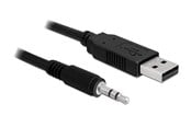 Netværksadapter (netkort, printserver mv.) - DeLOCK Converter USB 2.0 > Serial-TTL 3.5 mm stereo jack (5 V) - 83115