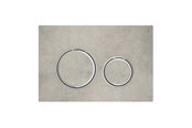 Toiletter, sæder, bideter og reservedele - Geberit sigma21 betjeningsplade 246 x 164 x 14 mm beton/krom - 115.884.JV.1