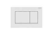 Toiletter, sæder, bideter og reservedele - Geberit sigma30 betjeningsplade 246 x 164 x 12 mm mat hvid easy-to-clean-belagt - 115.883.01.1