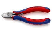 Håndværktøj - KNIPEX skævbider 125 mm uden facet og åbningsfjeder - 76 22 125
