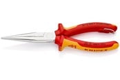 Værktøj til el-arbejde - KNIPEX fladrundtang med faldsikring 1000v - 26 16 200 T