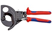 Håndværktøj - KNIPEX Kabelsaks (skraldeprincip) med flerkomponent-håndtag 280 mm - 95 31 280