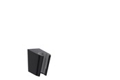 Brus og monteringstilbehør	 - Hansgrohe bruserholder porter s, mat sort - 28331670