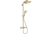 Brus og monteringstilbehør - Hansgrohe croma select s showerpipe 280 1jet med termostat og håndbruser raindance select s 120 3jet, poleret guld-optik - 26890990