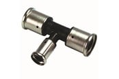 Alu-pex systemer - Henco pres tee pvdf reduceret 50 x 32 x 50 mm - 10PK-503250